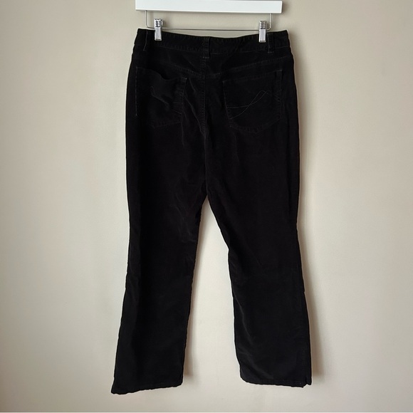 Sigrid Olsen Corduroy Black Bootcut High Rise Pants Women’s Size 10 - Picture 3 of 4
